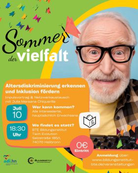 Altersdiskriminierung erkennen 10.07.2025 im BTE